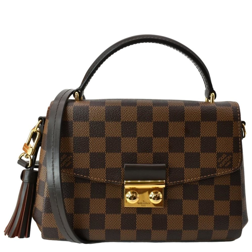 Croisette Damier Ebene 2way Crossbody Shoulder Bag